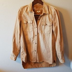 Madewell ex-boyfriend button up